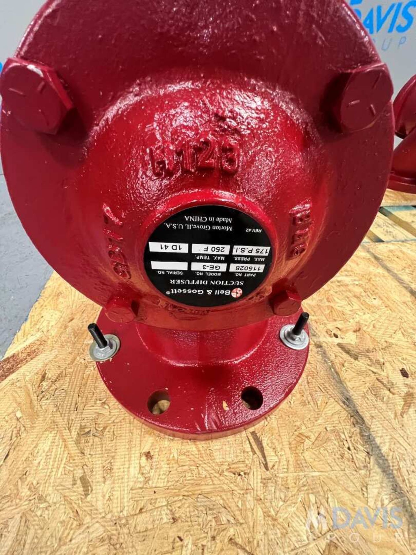 (4) NEW BELL AND GOSSETT SUCTION DIFFUSERS, MODEL GE-3, 175 PSI, 250 DEGREE F (INVENTORY # ) (LOC - Image 2 of 6
