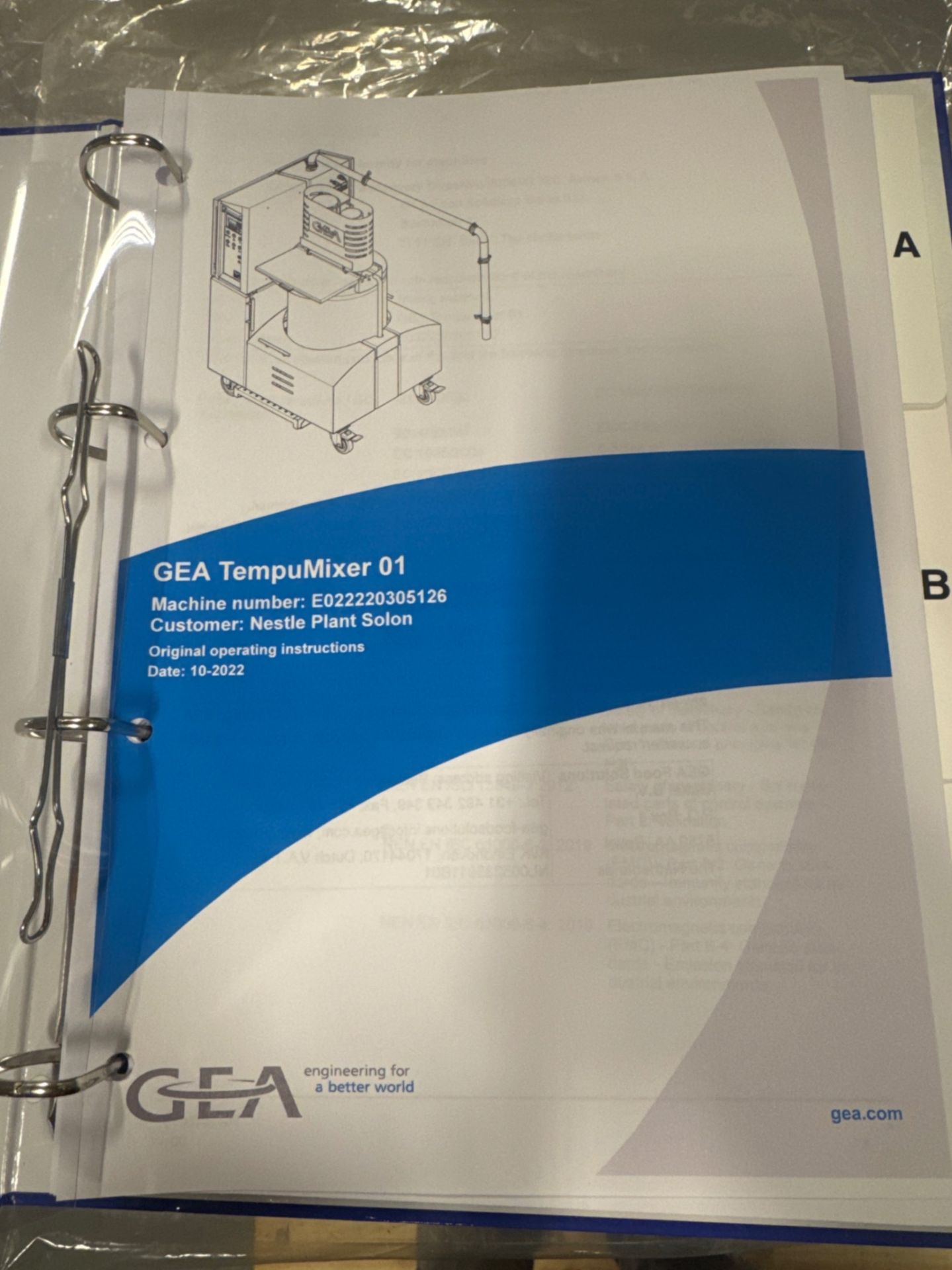 2022 GEA Tempu Mixer / Batter Mixer - Image 12 of 13