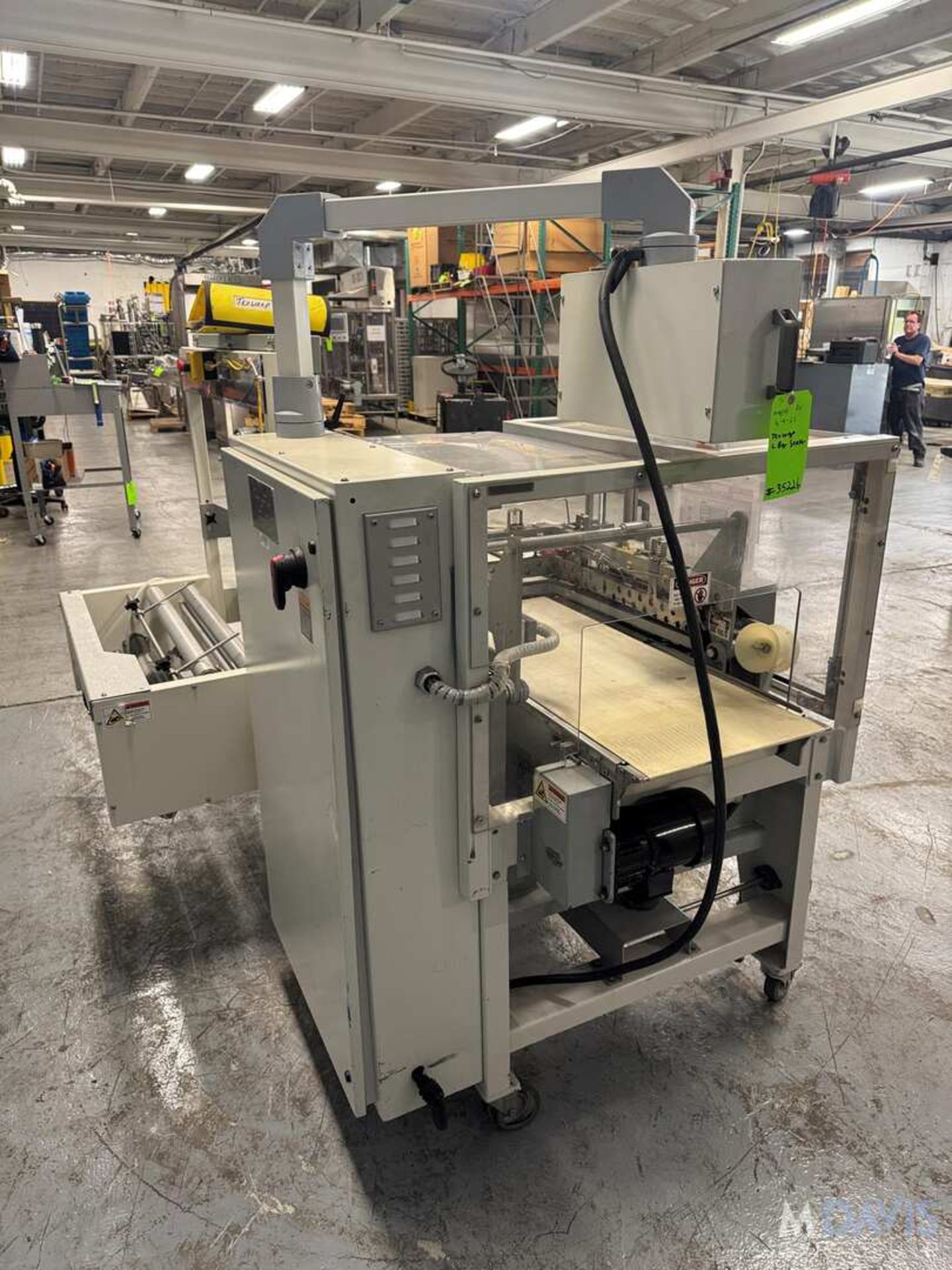 TEXWRAP L-BAR SEALER, MODEL 2219, S/N 02111, 1-PHASE, 60 HZ, 240/208 V, ALLEN BRADLEY MICROLOGIX CON - Image 6 of 10