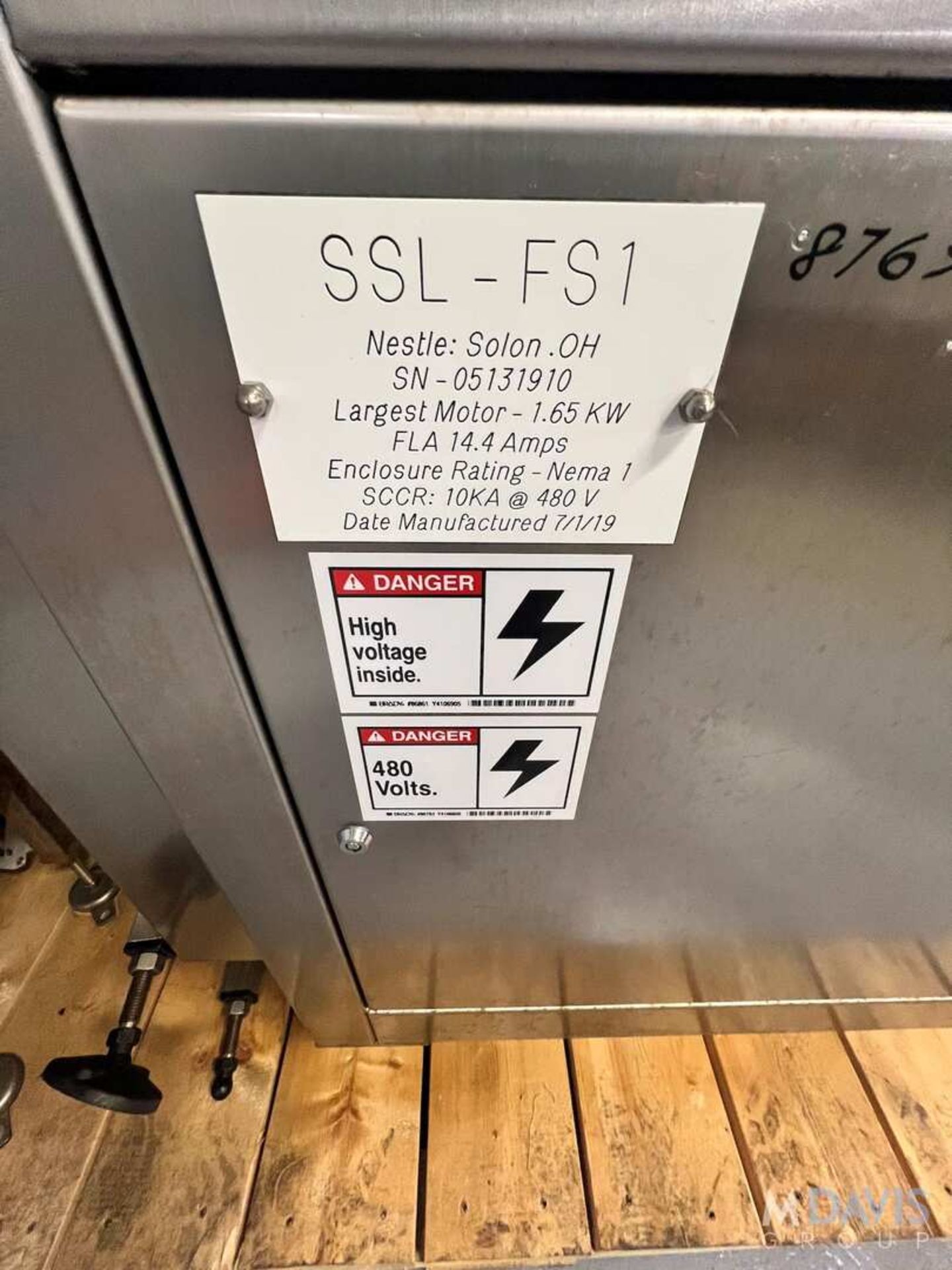 2019 SLEEVE SEALVERTICAL SLEEVE LABELER, MODEL SSL - FS1, S/N 05131910, WITH ALLEMN BRADLEY COMPACTL - Image 11 of 22
