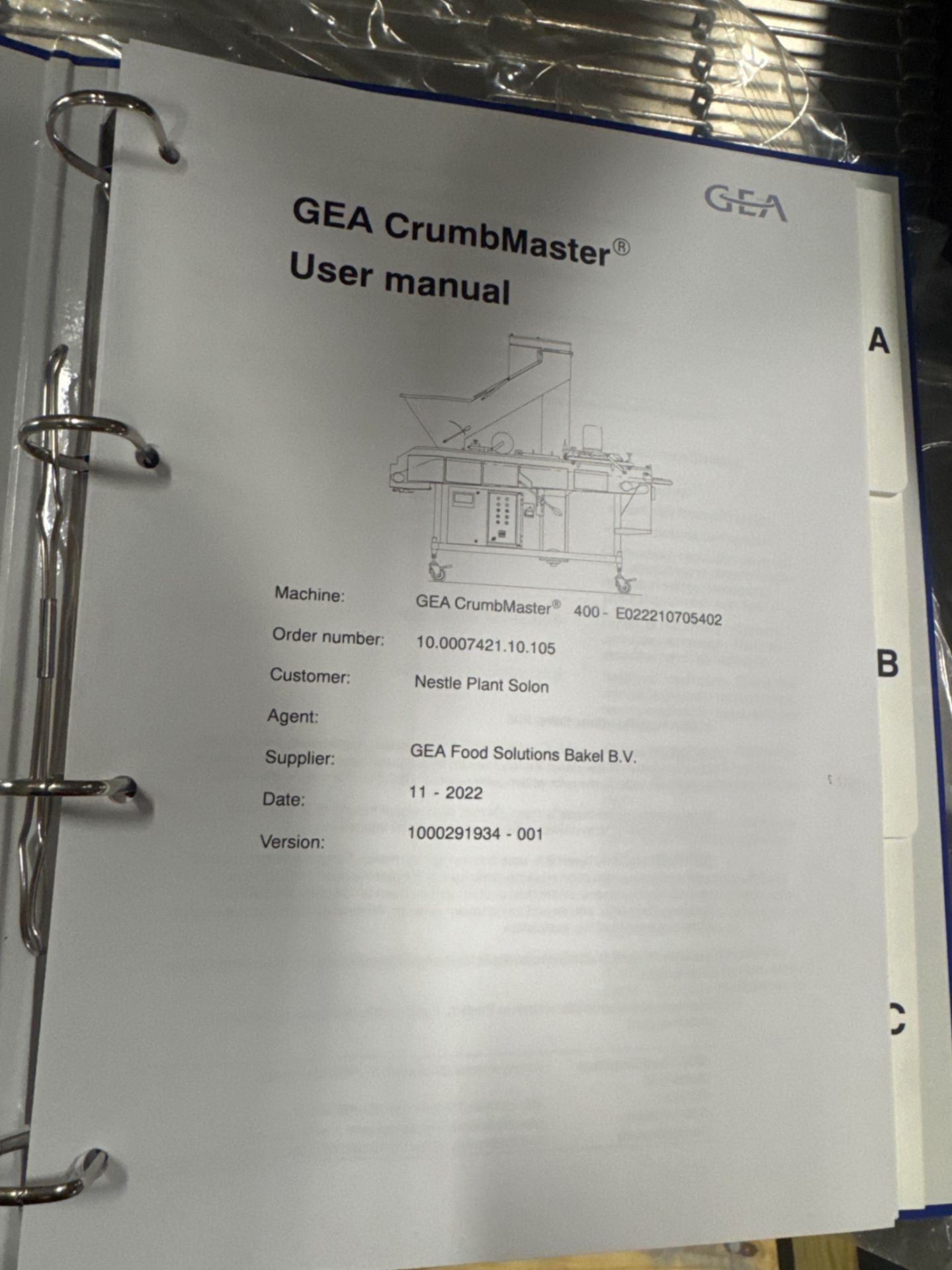 2022 GEA CrumbMaster 400 S/S Breading Machine - Image 14 of 15