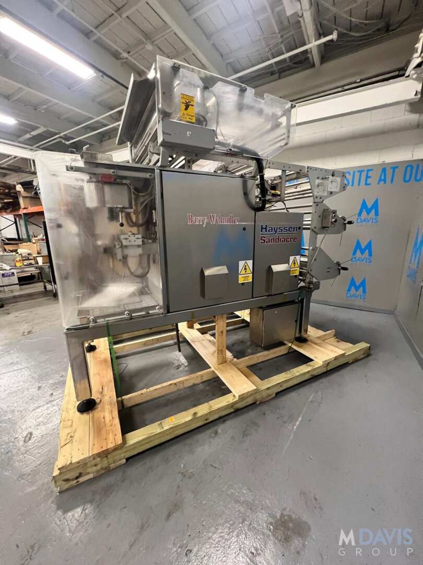 BARRY-WEHMILLER HAYSSEN SANDIACRE VERTICAL FORM FILL SEAL BAGGER, MODEL NOVUS 350, S/N (INVENTORY # - Image 10 of 11