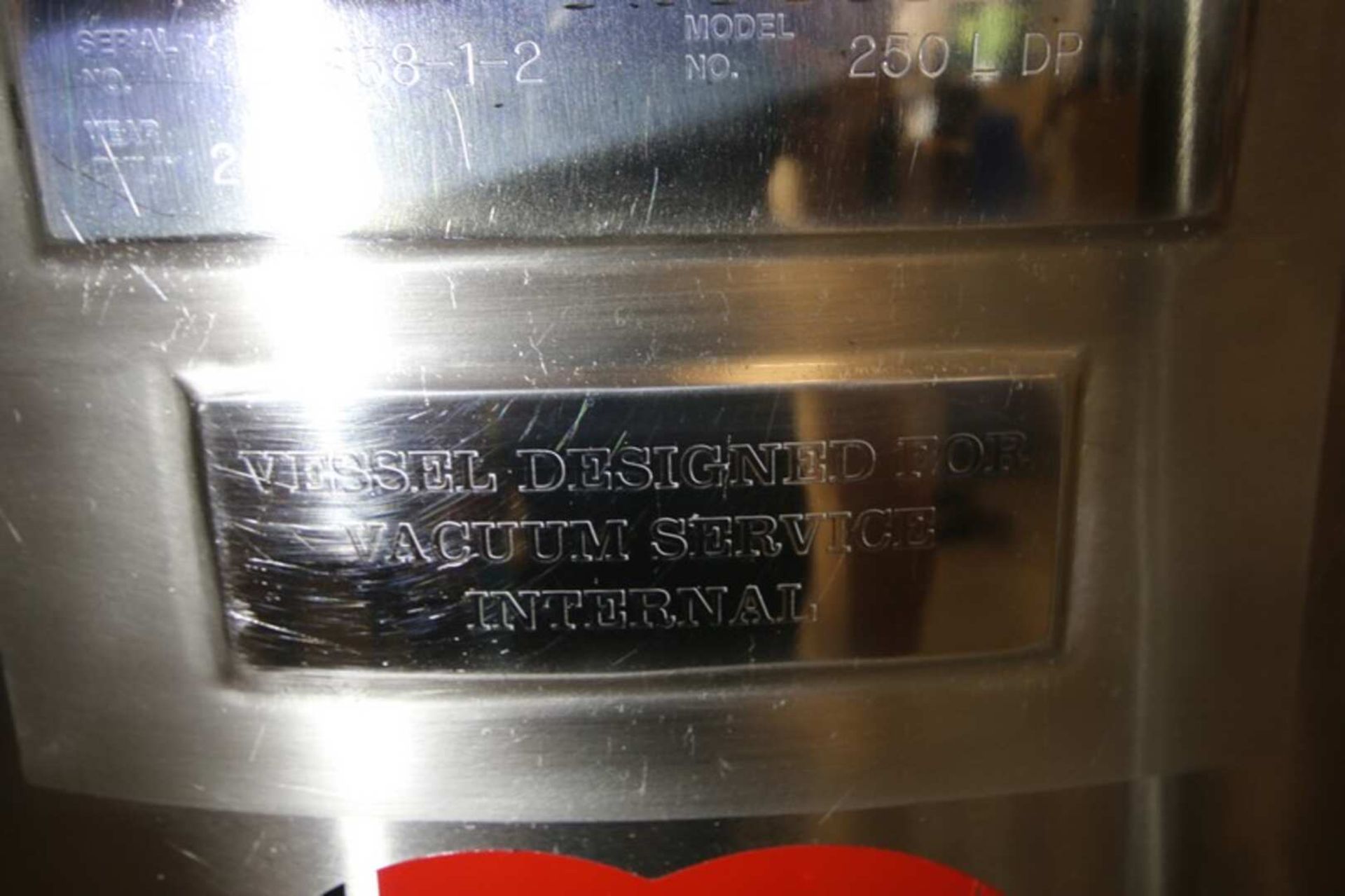 2005 Lee 250 Liter Dome Top Dome Bottom Jacketed Portable S/S Reactor Tank, Model 250 L DP, SN 39858 - Image 11 of 14