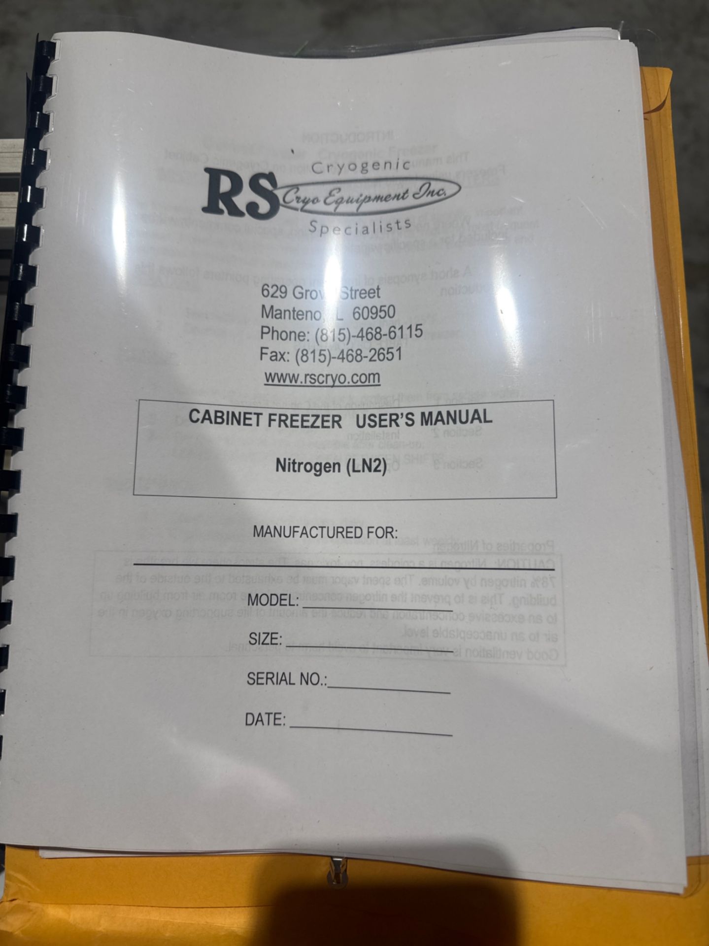 2019 RS Cryogenic Equipment Inc. Cabinet Freezer - Image 10 of 10