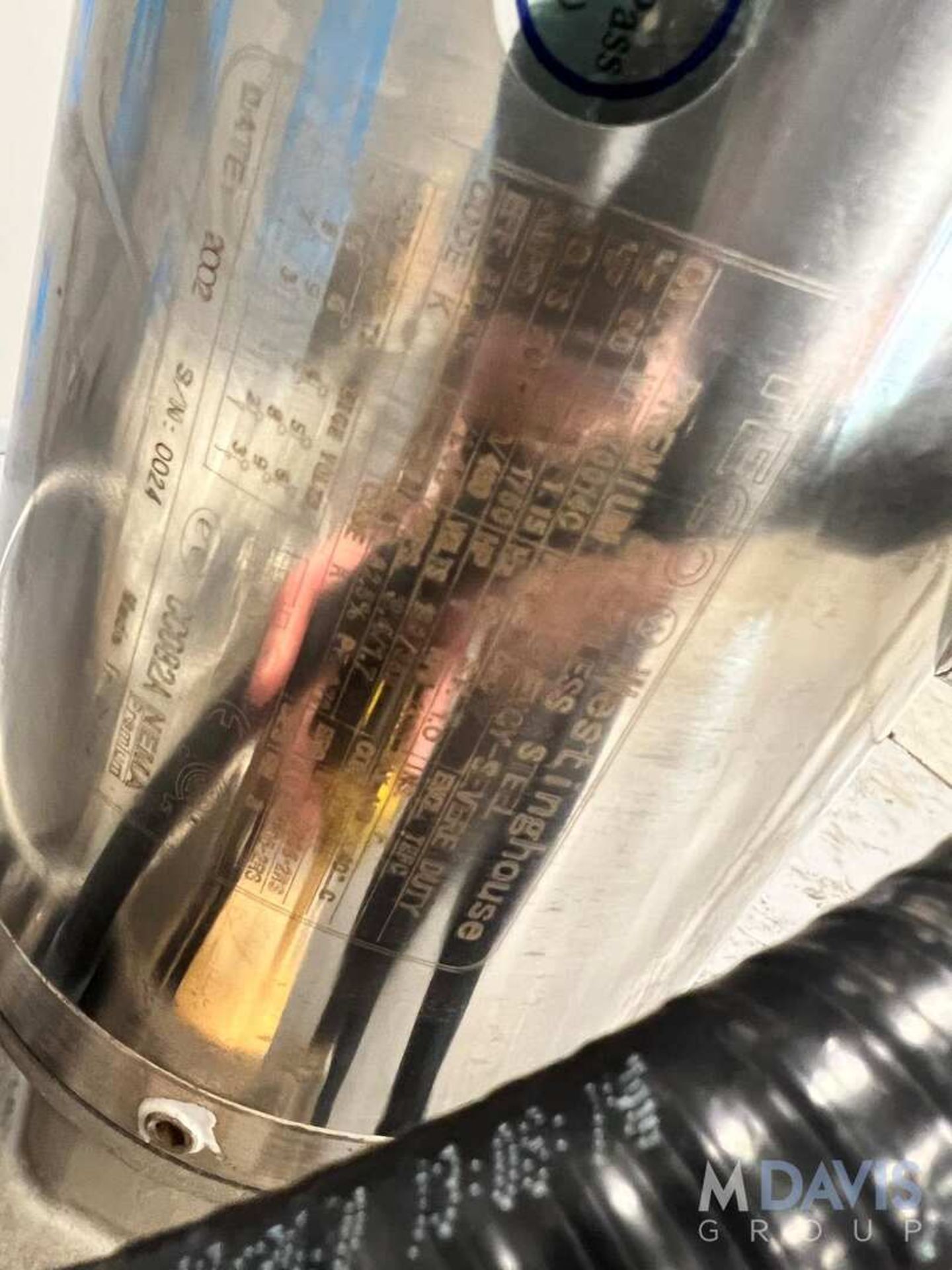 BOSTON CONVEYOR AND AUTOMATION CONVEYOR WITH PRODUCT PUSHER (REJECT STATION?), WESTINGHOUSE TECO ALL - Image 5 of 19