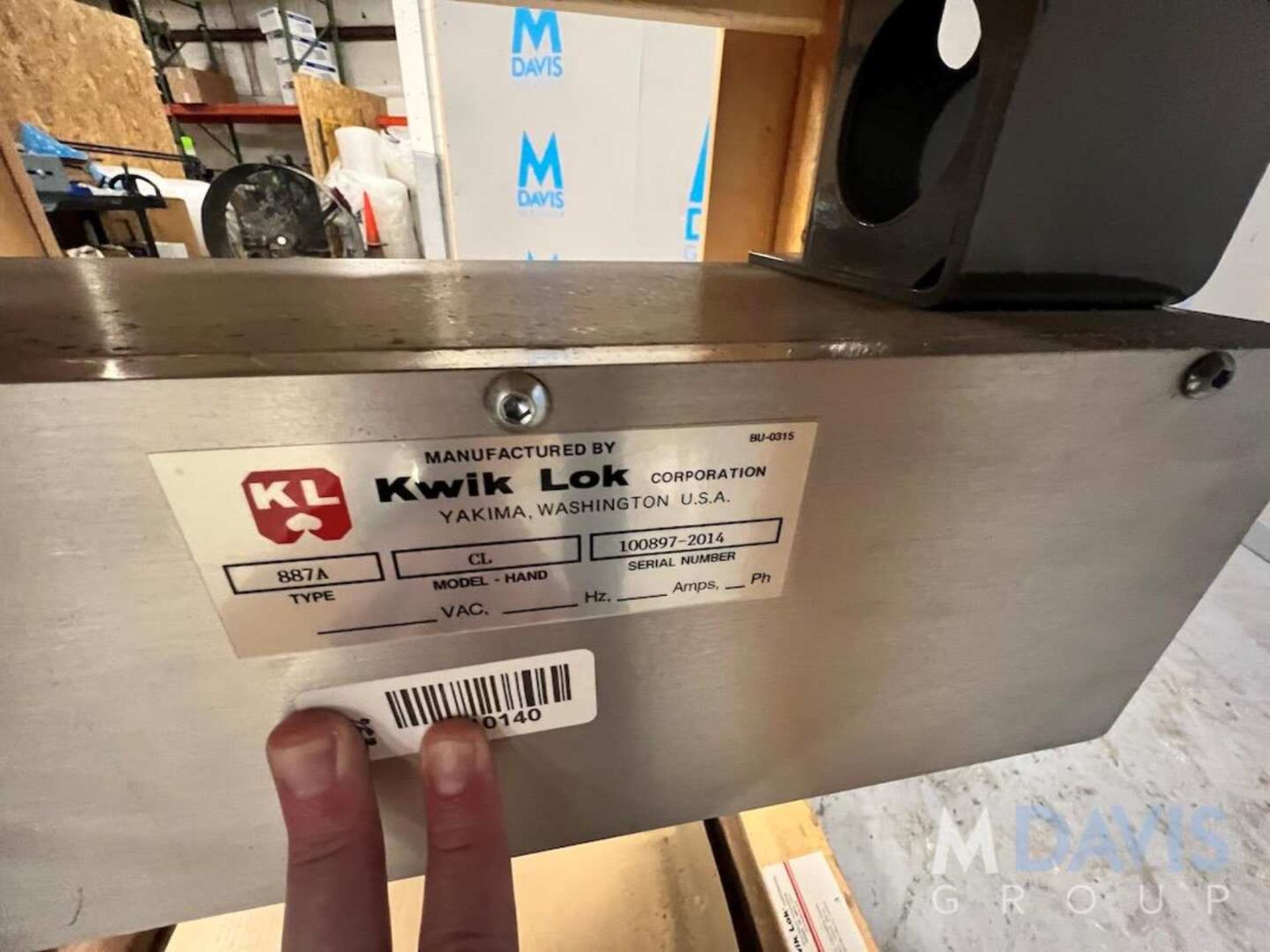 NEW KWIK LOK BAG TENSIONER / BAG CLOSER, MODEL 865, KWIK LOK BAG TENSIONER MODEL MR (INVENTORY # ) - Image 7 of 14