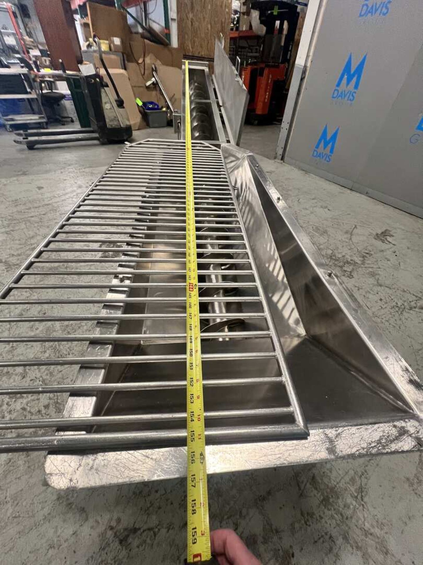 MTC 13 FT L PORTABLE INCLINED S/S AUGER CONVEYOR / HOPPER - Image 30 of 30
