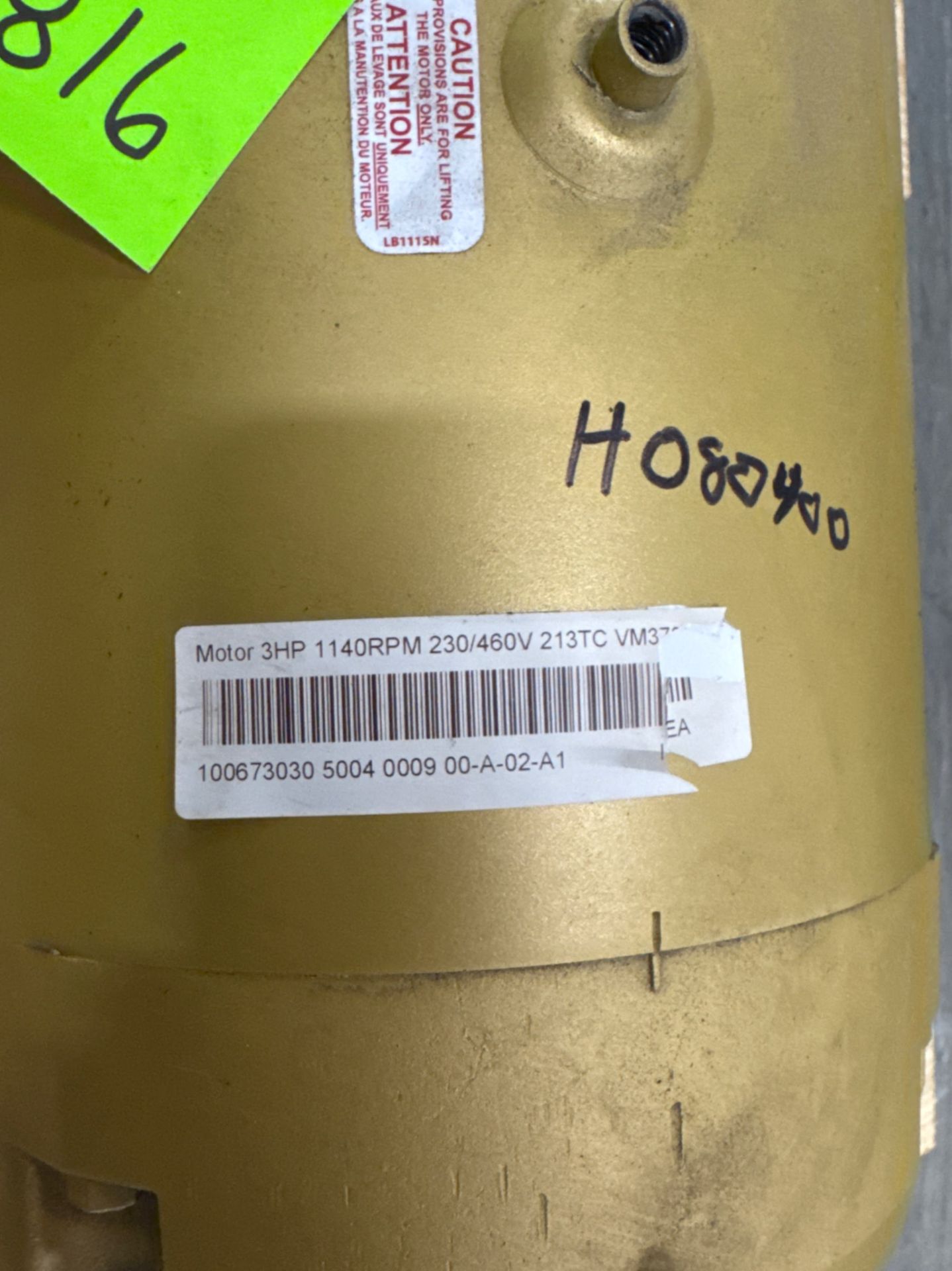 BALDOR 3 HP MOTOR - Image 6 of 6