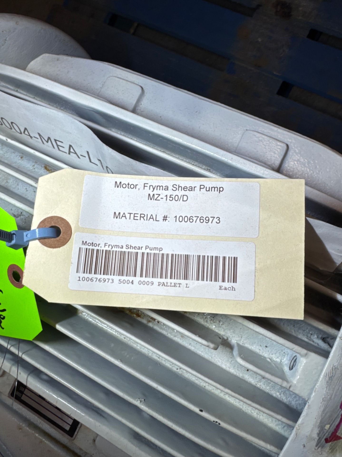 FRYMA SHEAR PUMP SPARE MOTOR - Image 7 of 7