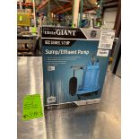 LOT OF (2) NIB LITTLE GIANT SUMP / EFFLUENT PUMPS