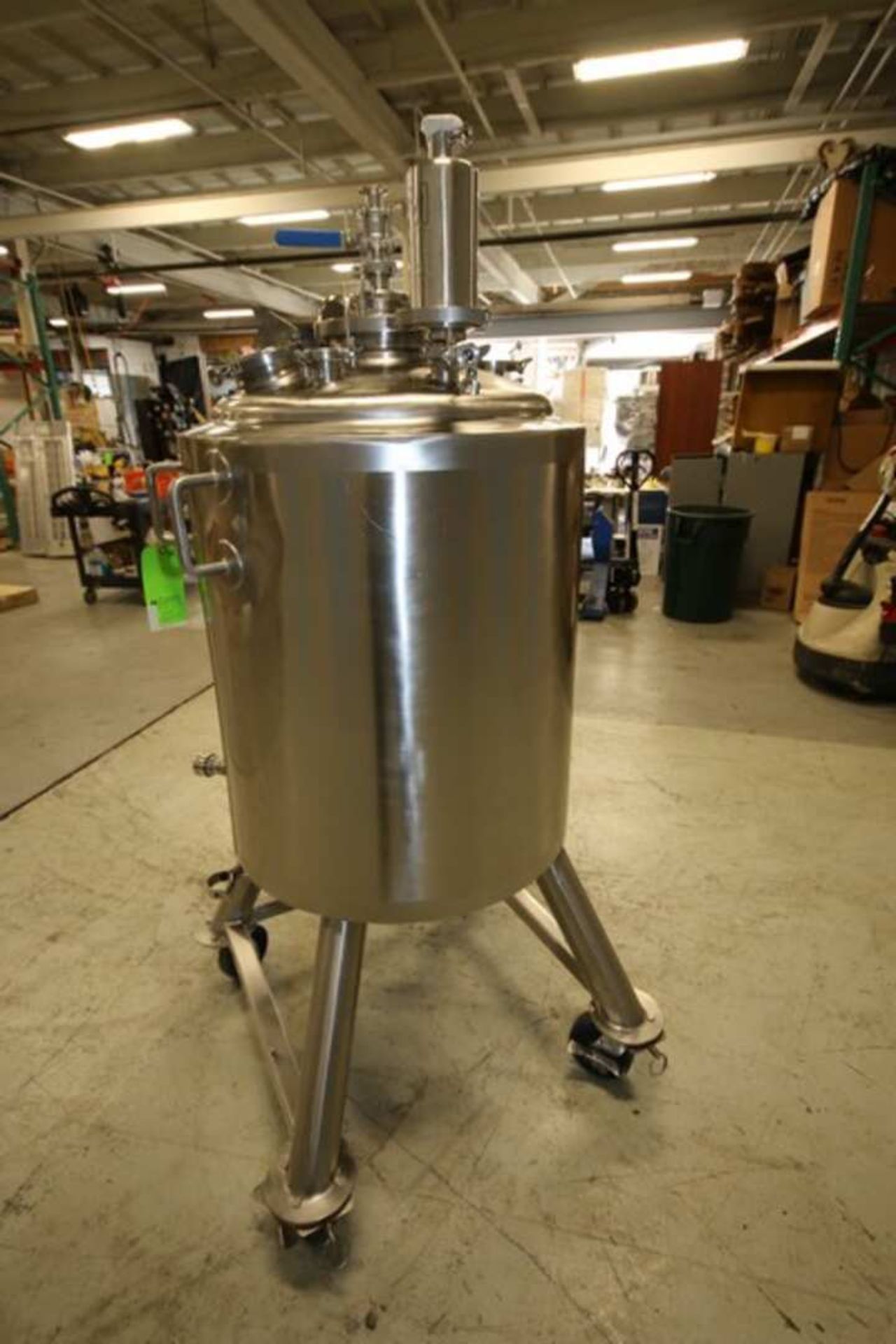 2005 Lee 250 Liter Dome Top Dome Bottom Jacketed Portable S/S Reactor Tank, Model 250 L DP, SN 39858 - Image 3 of 14