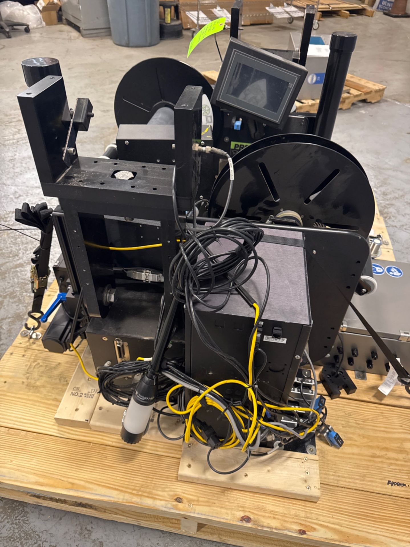 LOT OF (2) PANTHER IND. ROLL FED LABELING MACHINES - Image 8 of 10