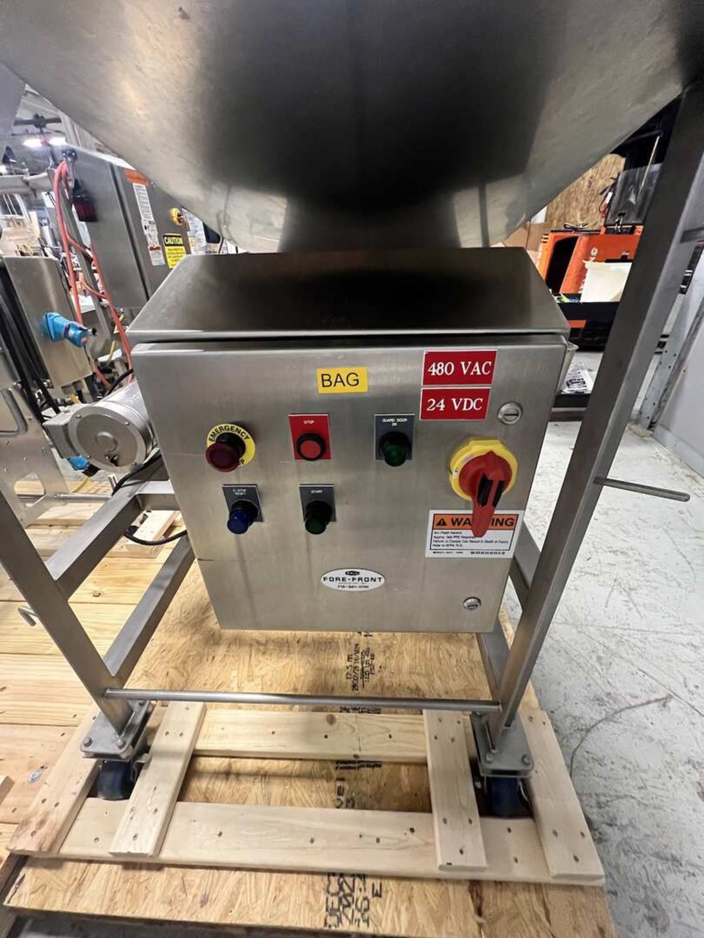 FORE-FRONT MECHANICAL PRODUCT HOPPER WITH AGITATOR - Image 6 of 15