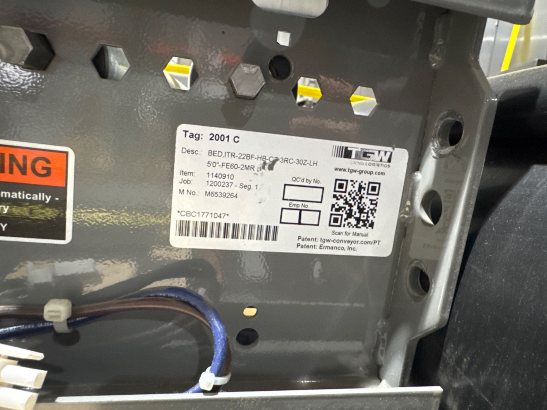 TGW CASE CONVEYOR SYSTEM - Image 19 of 19