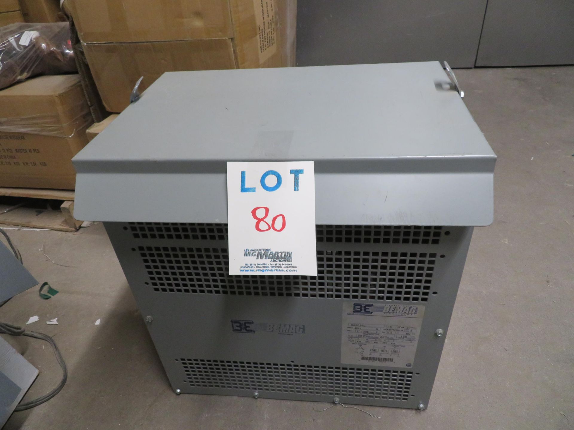 BEMAG 15 kva transformer #BA3015V