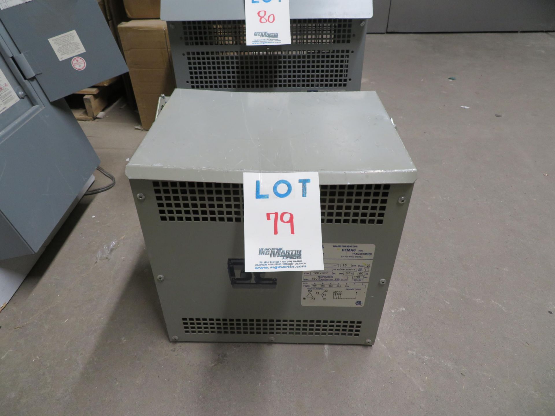 BEMAG 15 kva transformer #BA3015V