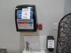 LOT including paper towel holder, soap dispenser