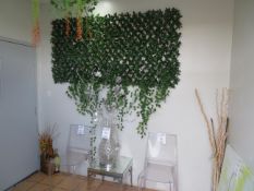 LOT including decorative chairs, table, painting, etc.