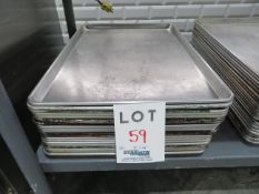 LOT including baking pans approx. 18" x 26" (qty 20)