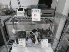 LOT including CLOVER pad, assorted tablets, cash drawer, (2) printers, etc