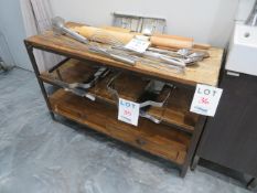 Decorative wood cabinet approx. 48"w x 18"d x 30"h