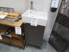 Sink/cabinet with faucet approx. 16"w x 16"d x 37"h