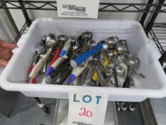 LOT including assorted utensils (qty 24)