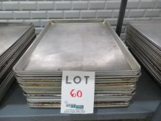 LOT including baking pans approx. 18" x 26" (qty 20)