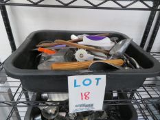 LOT including assorted utensils, etc. (qty 40)