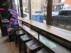 Bar counter approx. 172" x 13"