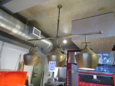 Light fixture with 3 units