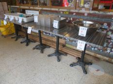 Dining room tables approx. 23"x23" (qty 5)