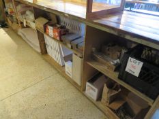 LOT including assorted take out items, etc.