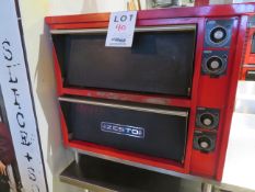 ZESTO countertop electric double deck pizza oven #800-P (LIKE NEW) approx. 33"w x 27"d x 32"h