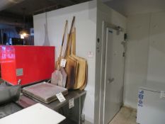 NORBEC walk-in refrigerator with compressor and KOOL-AIR evaporator approx. 5ft w x 6ft d x 8ft h