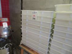 Plastic trays for dough approx. 25"x 17" (qty 10)