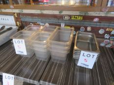 LOT including assorted containers/inserts
