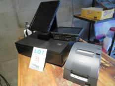 LOT including tablette, EPSON printer, cash drawer