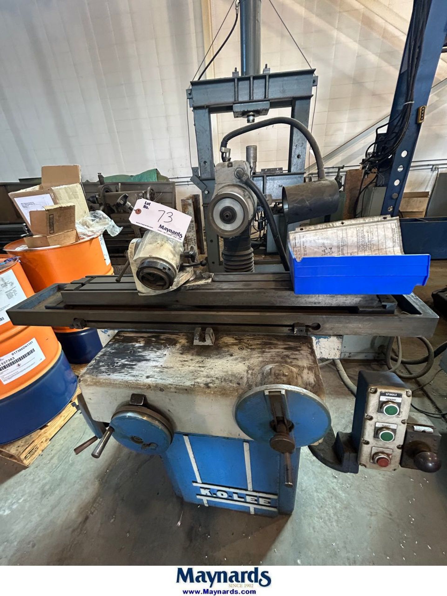 KO Lee Tool & Cutter Grinder with Botek Gun Drill Sharpening Fixture