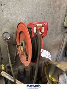 Lincoln retractable hose reel