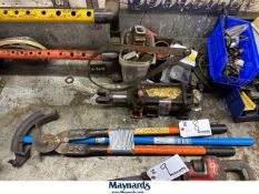 Rigid 1/2" bender, crow bar and cutters