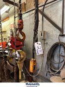 Kito 2 ton electric chain hoist with trolley