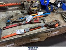 (2) pipe wrenches
