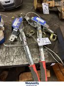 (2) 4 ton cable come alongs