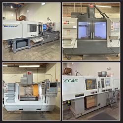 Immaculate Toshiba Injection Molders and Late Haas VMC Facilities