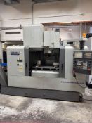 Hyundai-Kia VX500 VMC Fanuc 21i-MB Ctrl., 41” x 20” x 25” Trvls, CTS, 30 ATC, 10K RPM, New 2009