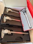 (4) Assorted Calipers