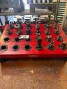 (18) Cat 40 Tool Holders with Huot Tool Tray
