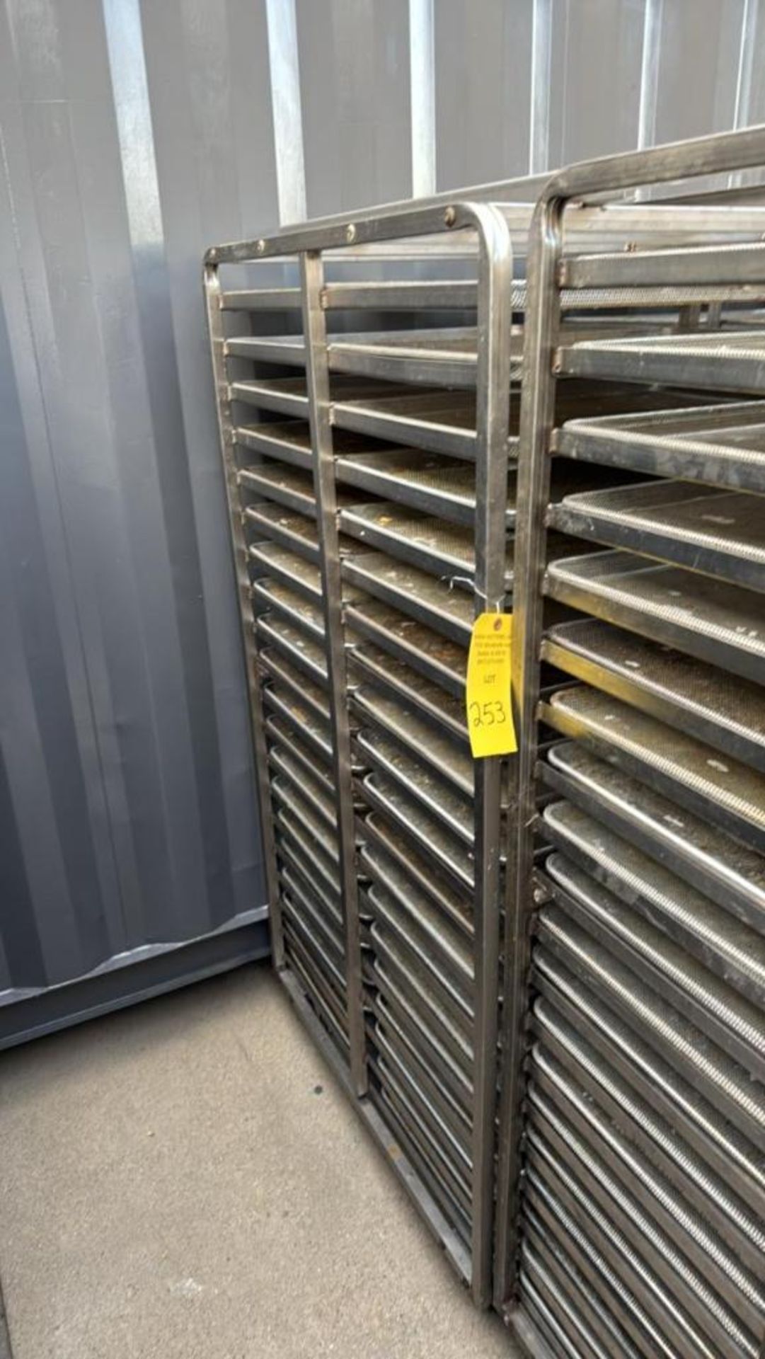 (2) Stainless Steel Bakery Rack 36