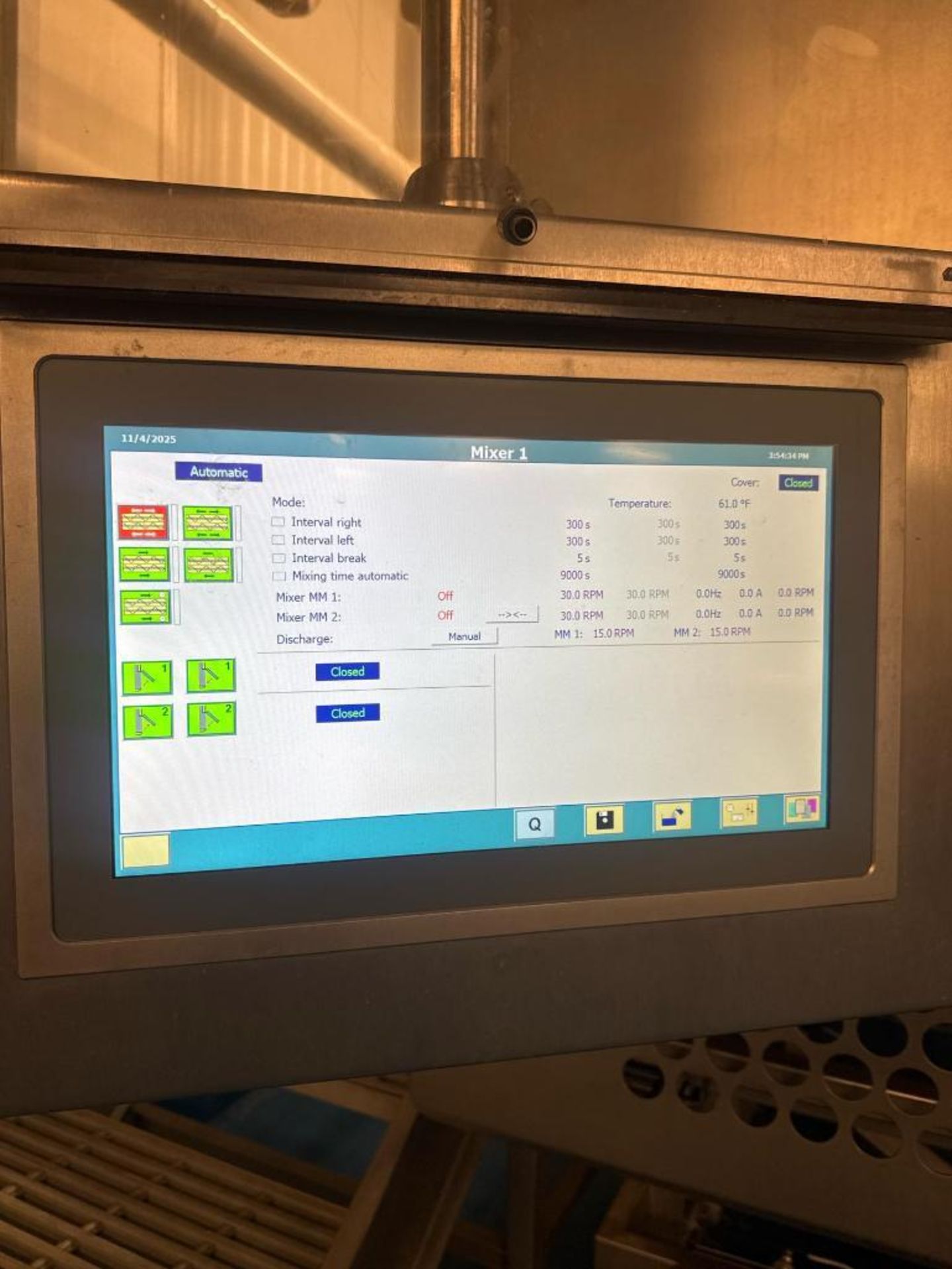 Inotec Ribbon Mixer, Mdl. IMS 4500, 9,000 Lb. Capacity with integrated ...